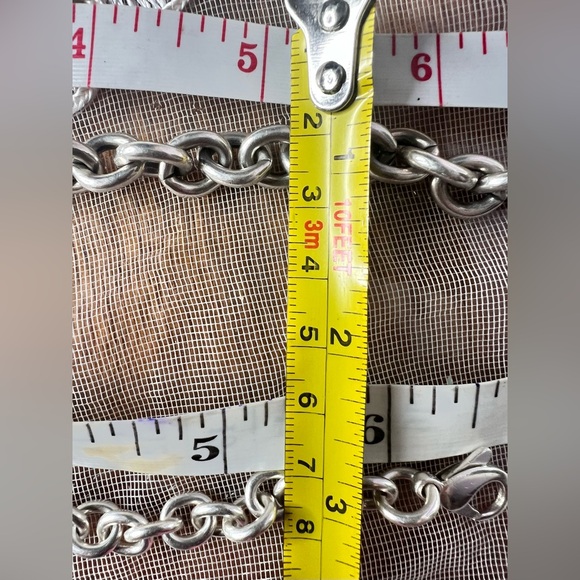 Two 925 Sterling silver, link bracelets. - Picture 11 of 12